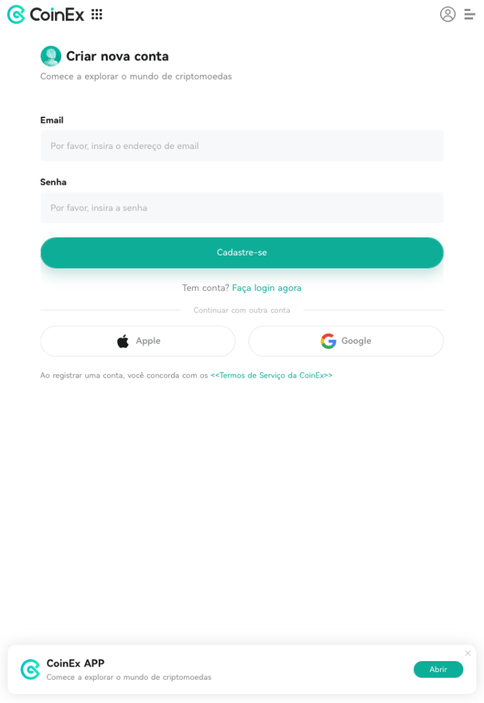 CoinEx - Uma das melhores exchanges para iniciantes