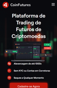Coinfutures homepage em português