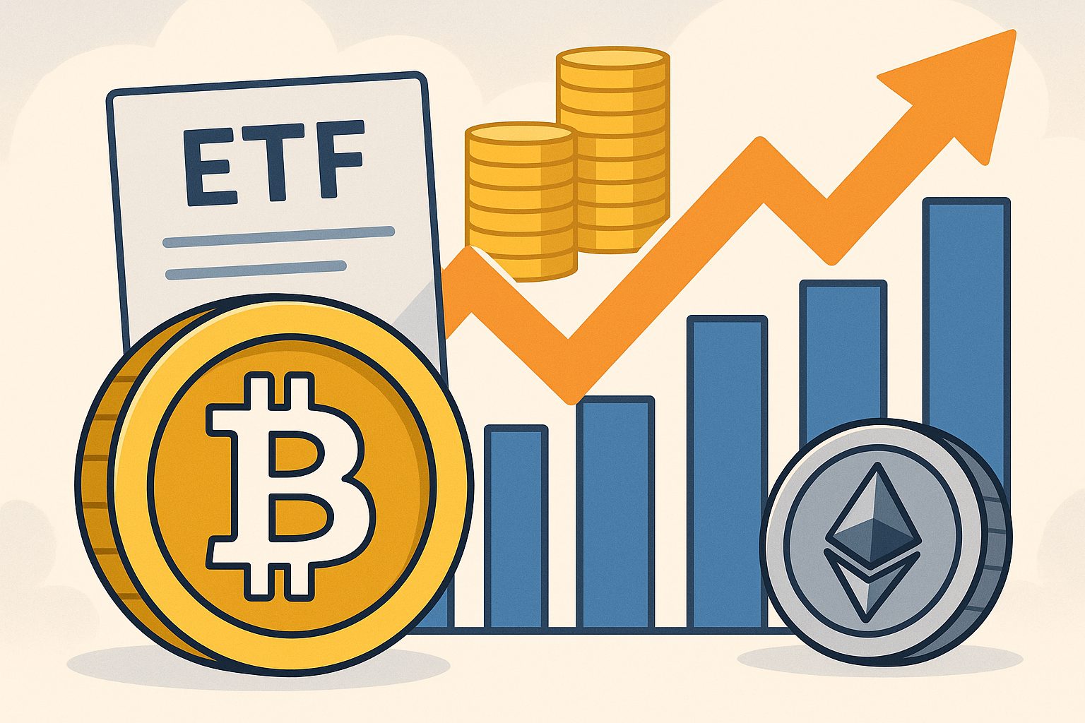 ETFs de BTC registram entrada de US$ 332 mi e superam ETH - CryptoNews  Brasil