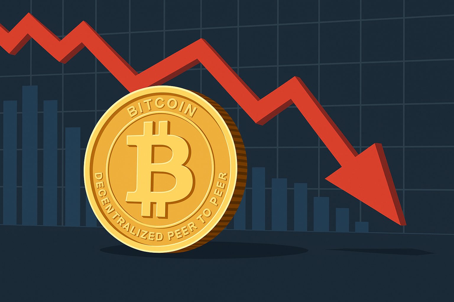 Bitcoin agora: BTC pode cair para US$ 105 mil - CryptoNews Brasil