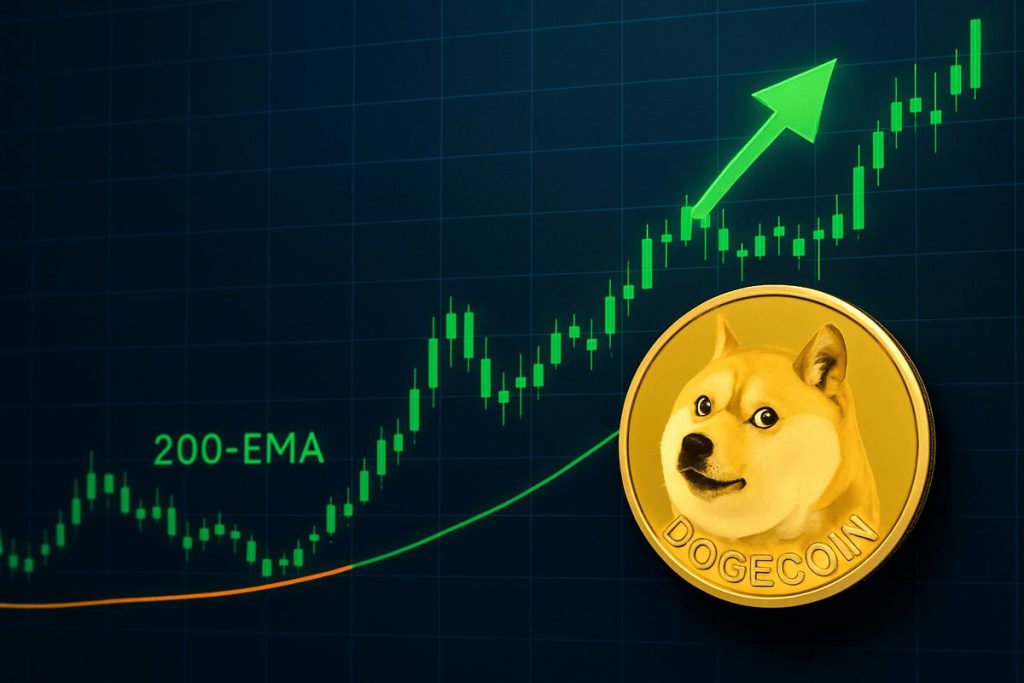 Doge supera 200-ema