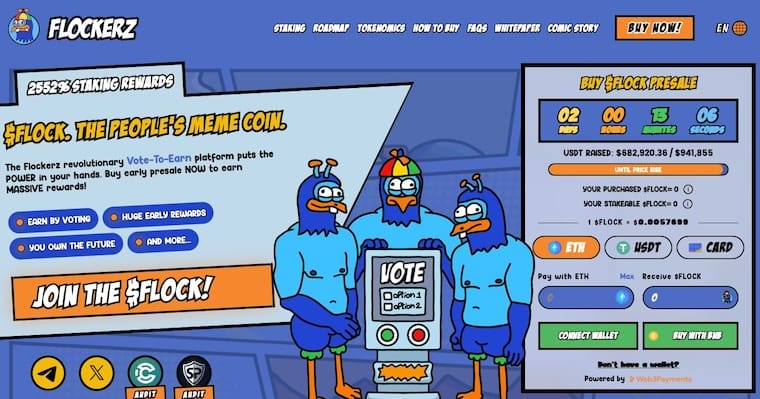 Flockerz krypto förköp hemsida