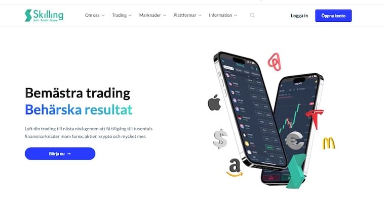 Skilling hemsida