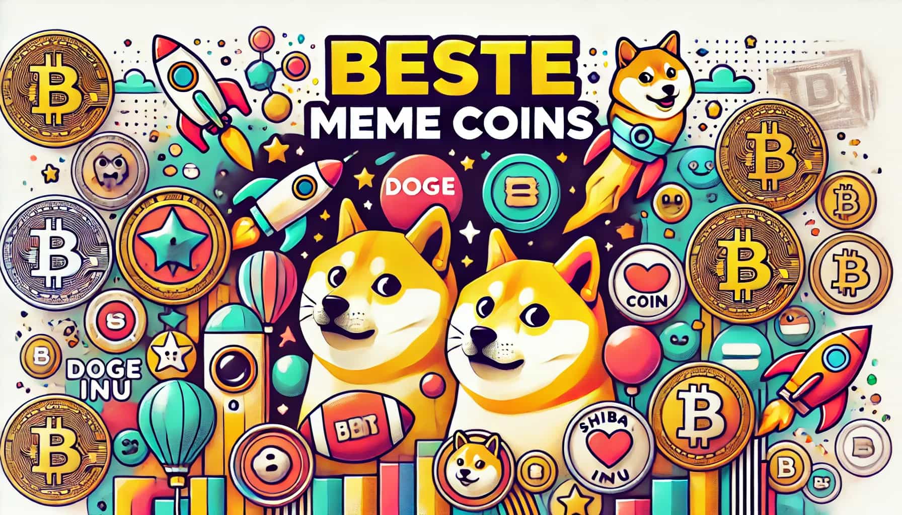 10+ Beste meme coins å investere i 2024