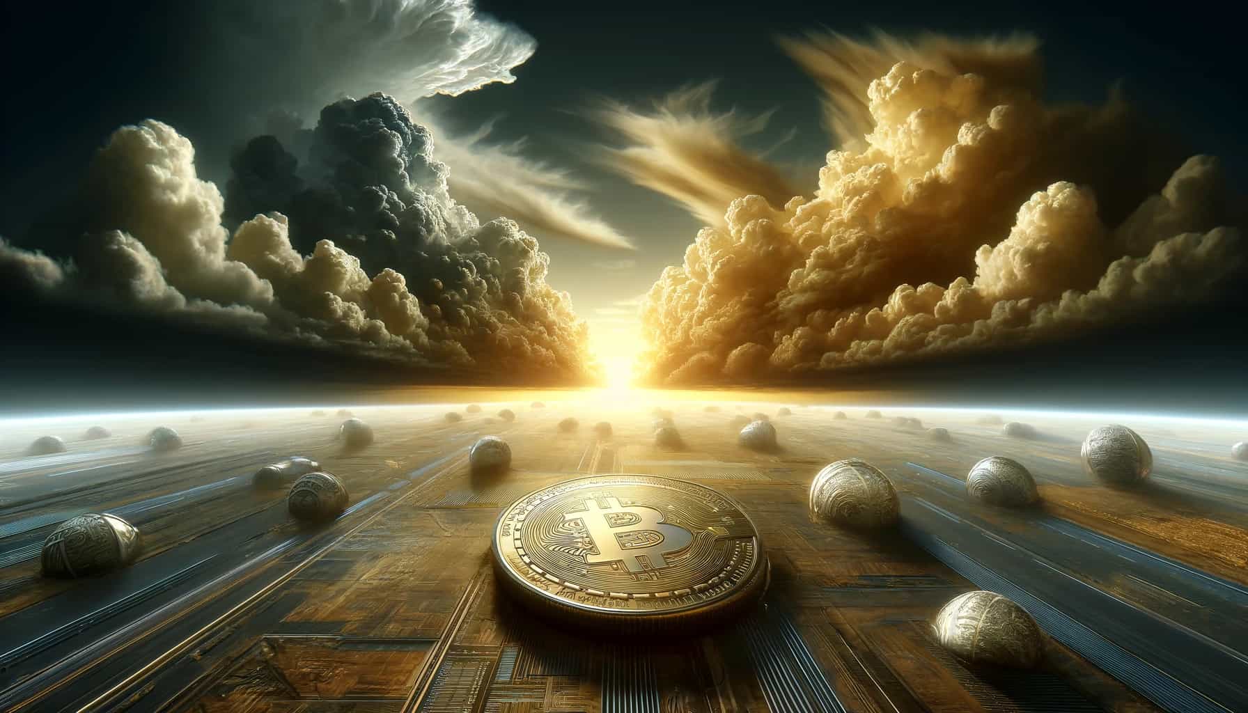 bitcoin clouds on the horizon