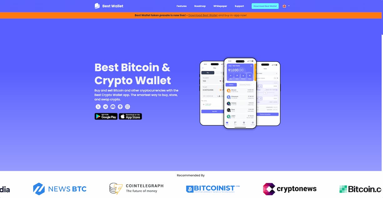 Best wallet forsiden med app