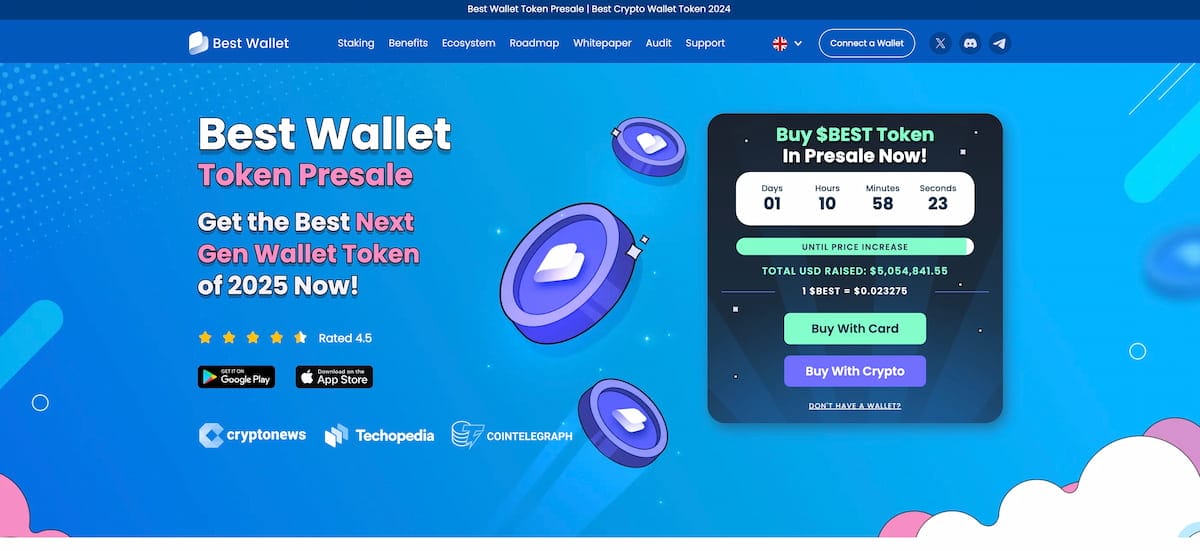 Best Wallet Token penny krypto nettside