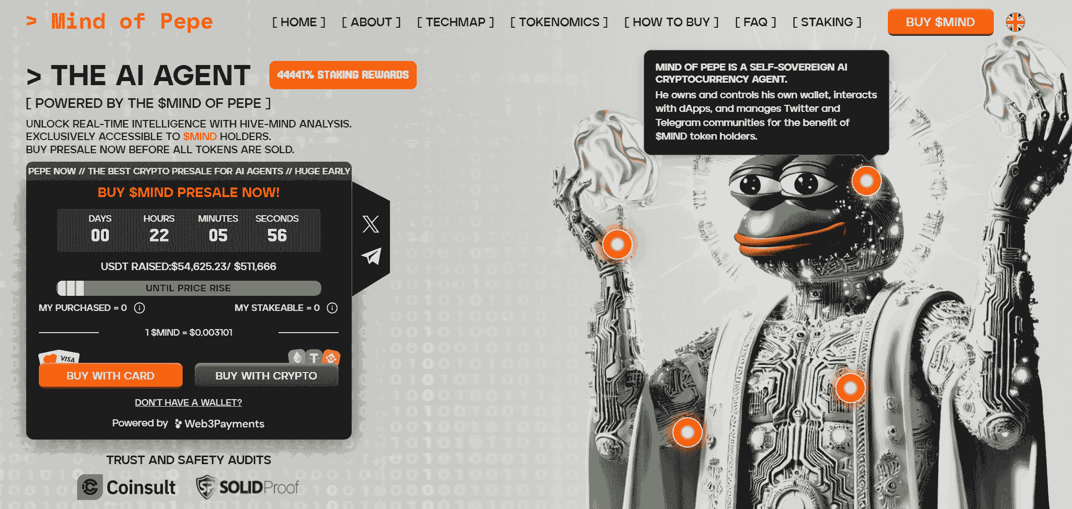 Mind of Pepe kryptovaluta