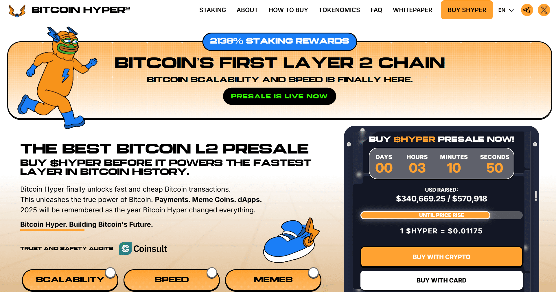 Bitcoin Hyper er en kryptovaluta på forhåndssalg