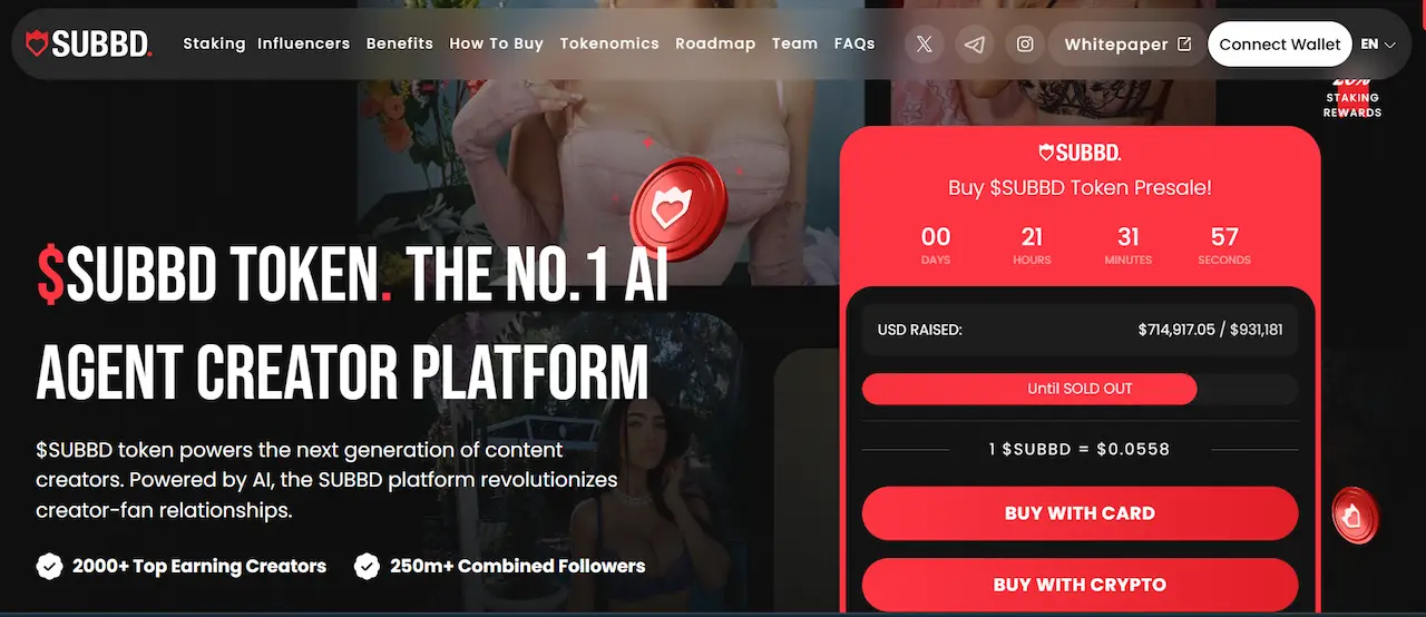 Subbd token plattform