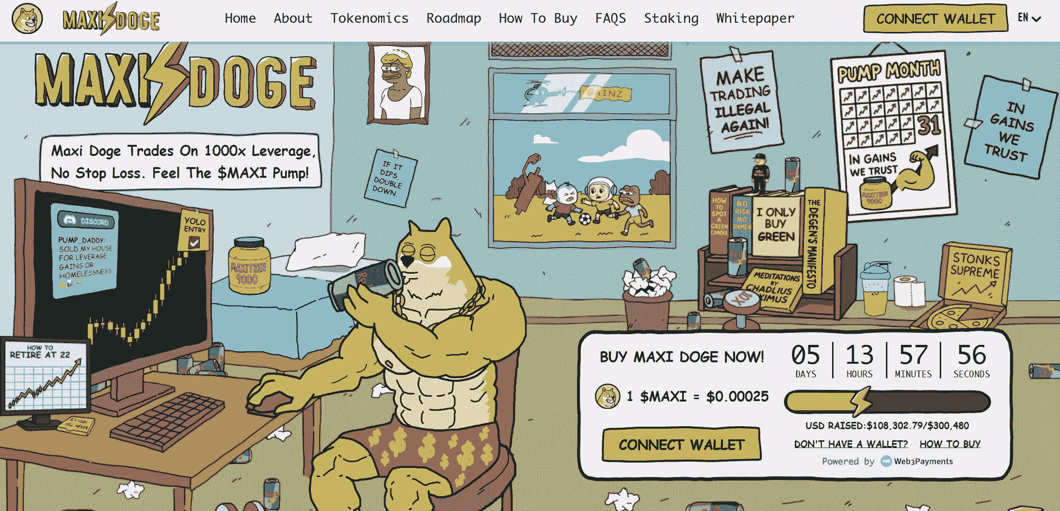 Maxi Doge hentet inn 100,000 dollar første dag av sitt presale