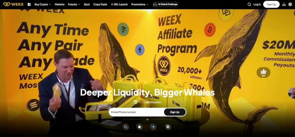 weex nettside for hvaler