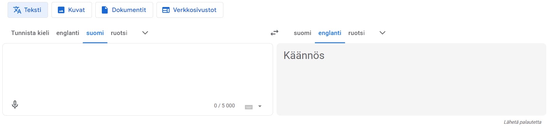 google kääntäjä