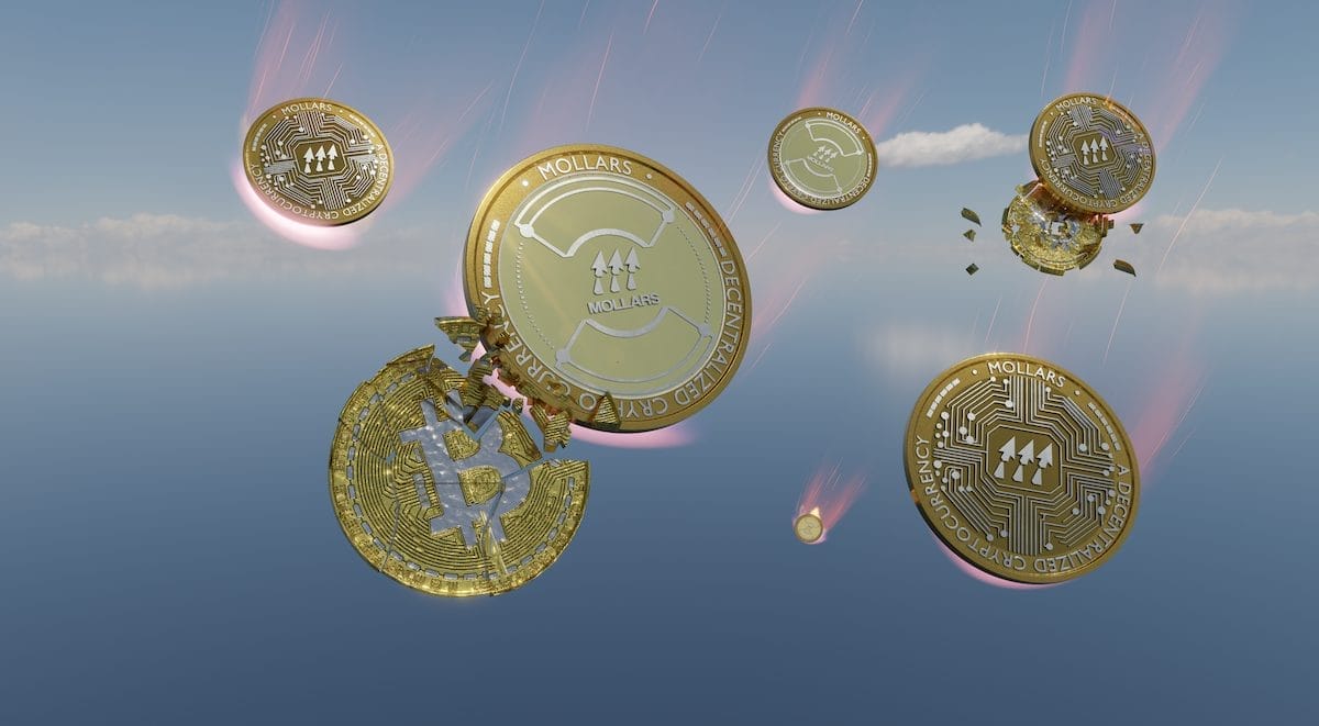 Bitcoin Runes näkee päivänvalon samaan aikaan, kun Bitcoin halving tapahtuu. Kuvituskuvassa lentäviä kolikoita.