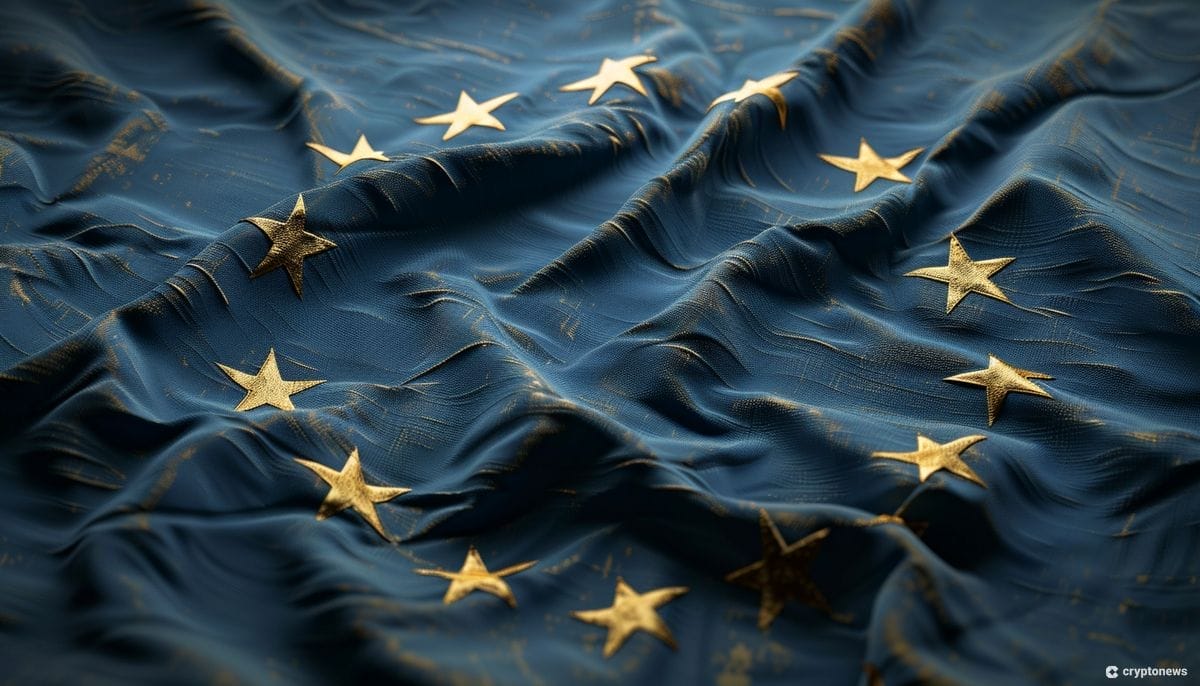 EAMV kuvituskuvassa EU:n lippu.