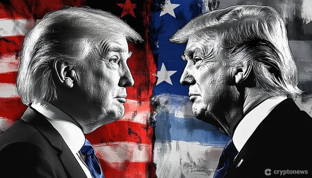 Donald Trump ja usan lippu