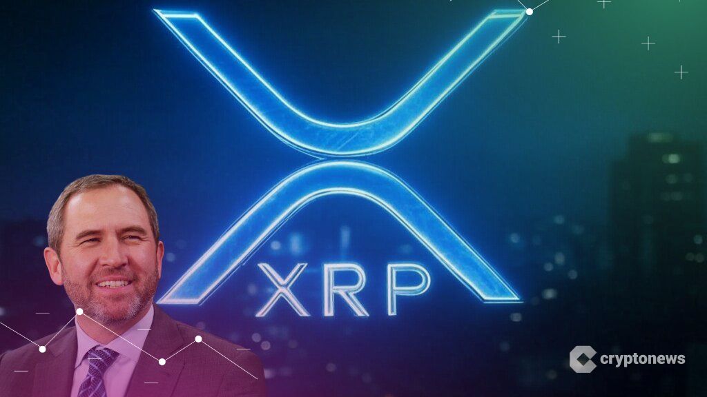 XRP logo ja Brad Garlinghouse