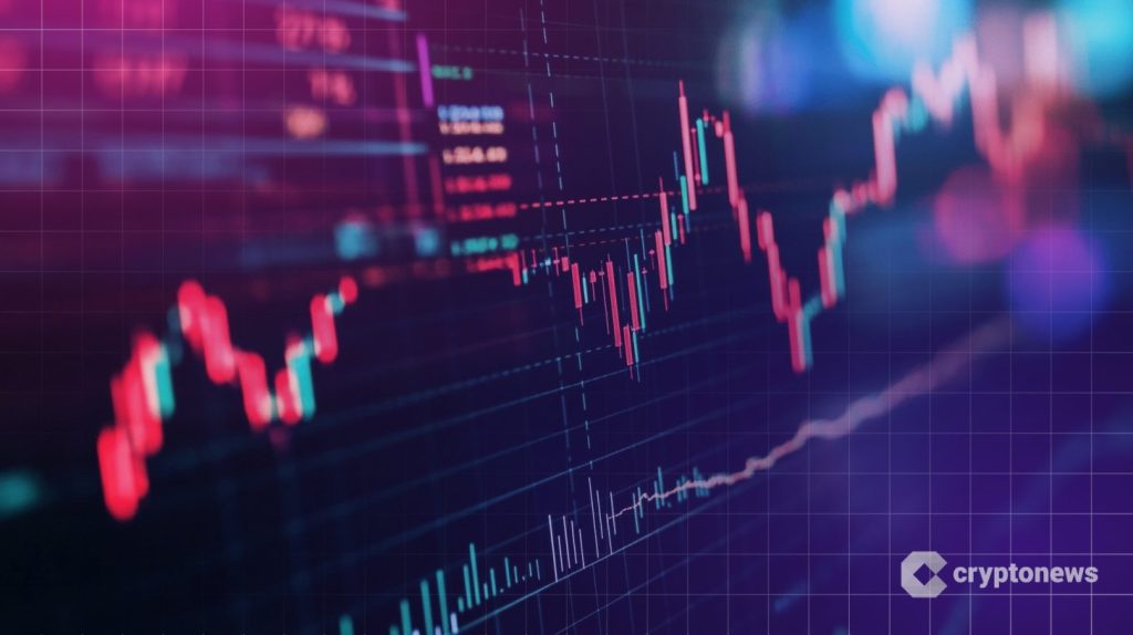 Bitcoin kuvituksessa kurssikäyrä