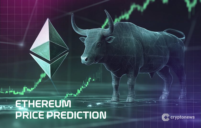 Ethereum hintaennuste. Logo ja härkä