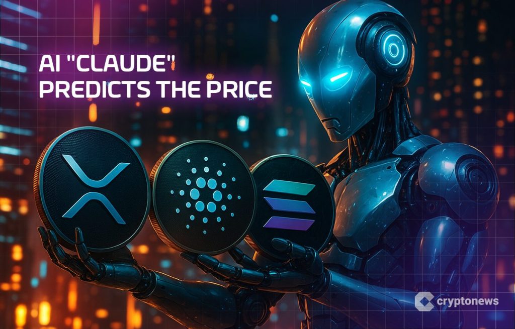 Claude AI, xrp, solana ja cardano kolikot