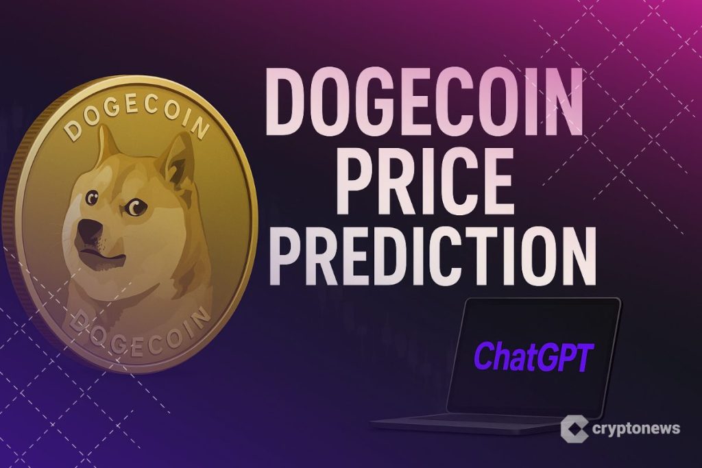 Dogecoin hintaennuste kuvassa dogecoin-kolikko