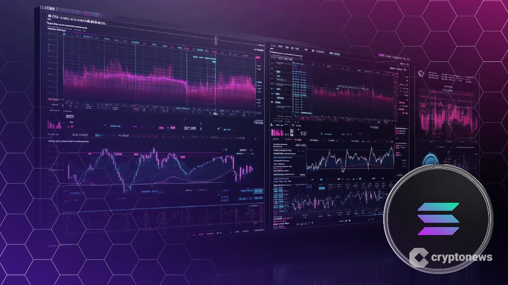 Solana logo ja iso näyttö