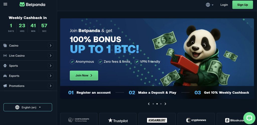 betpanda kryptokasinot