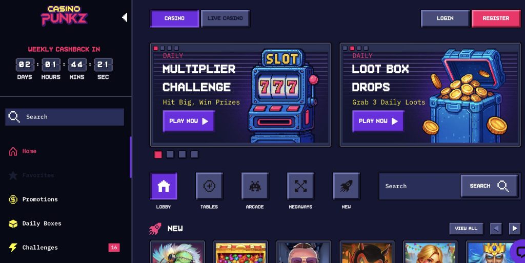 CasinoPunkz bitcoin-kasinot
