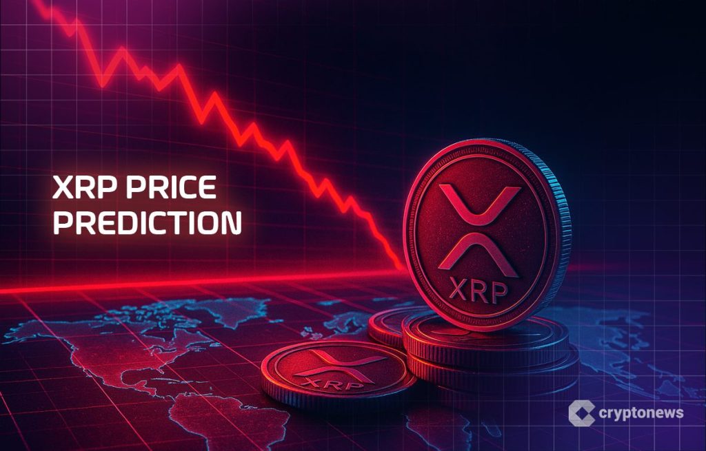 XRP hintaennuste, kurssikäyrä ja kolikko.