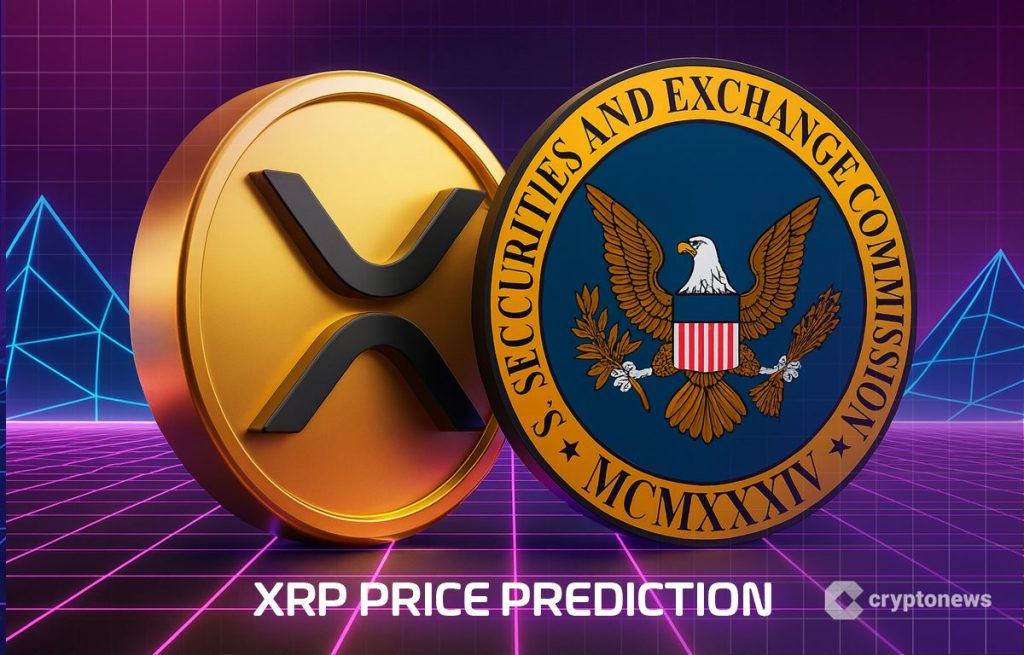 XRP kolikko ja SEC-logo