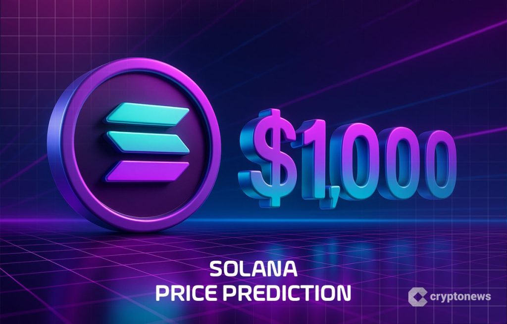 Solana logo ja 1000 dollaria