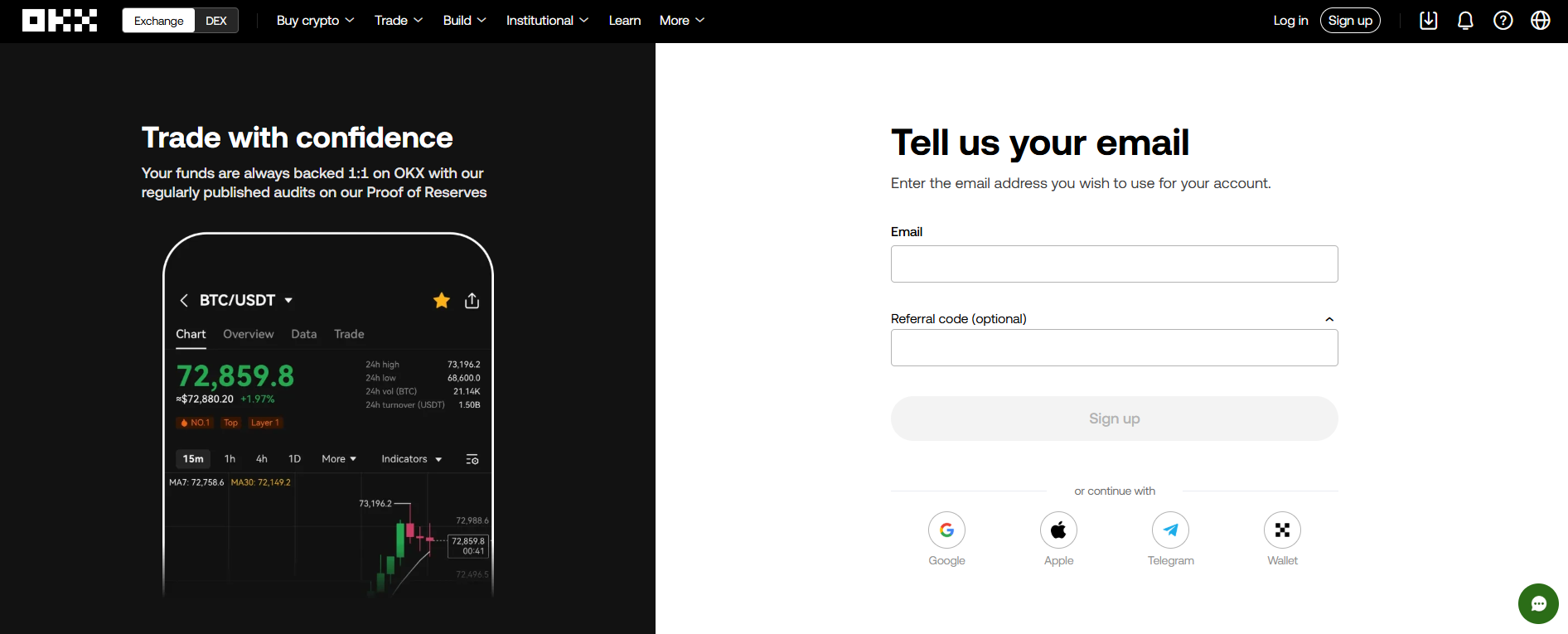 밈코인 사는법 단계 - okx 회원가입