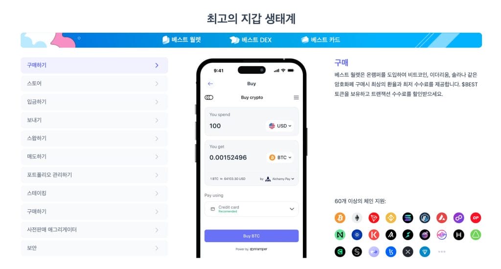 베스트 월렛 밈인덱스 구매방법