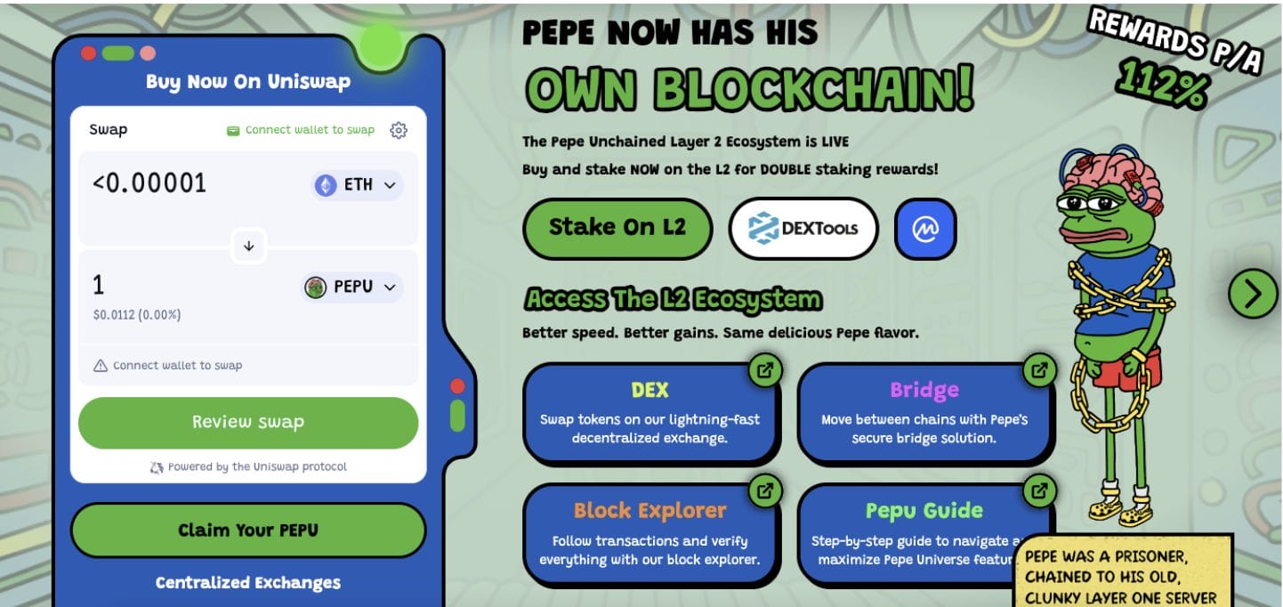 2024년 최대 밈코인 ICO, 페페 언체인드, 펌프 패드 업데이트 예고