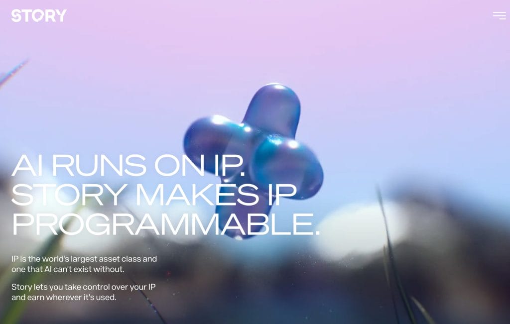 스토리 프로토콜 홈페이지