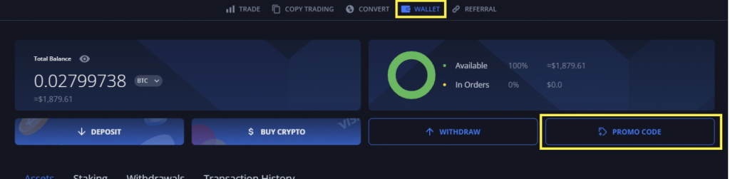 마젝스 프로모션 코드 입력란
