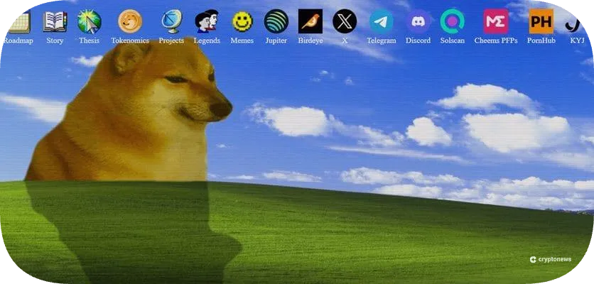 강아지 밈코인 침스