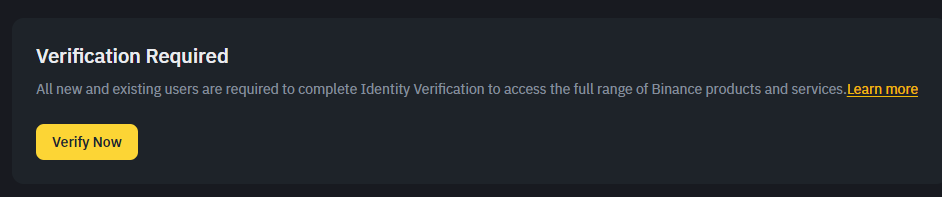 바이낸스 계정 인증