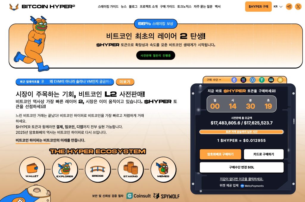 비트코인 하이퍼 프리세일