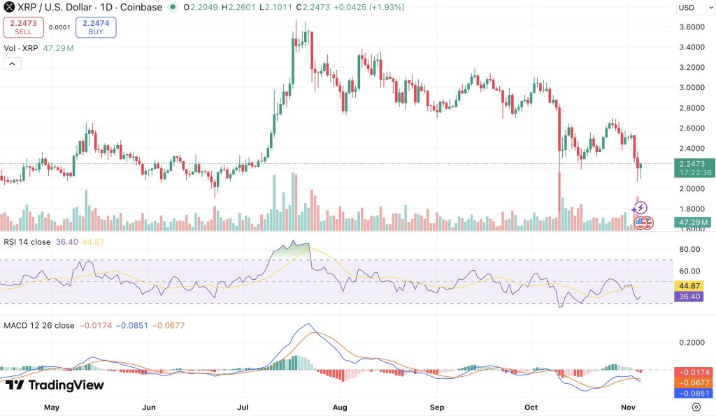 리플 시세 차트