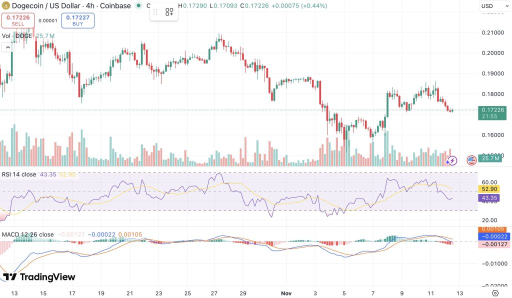 도지코인 시세 차트