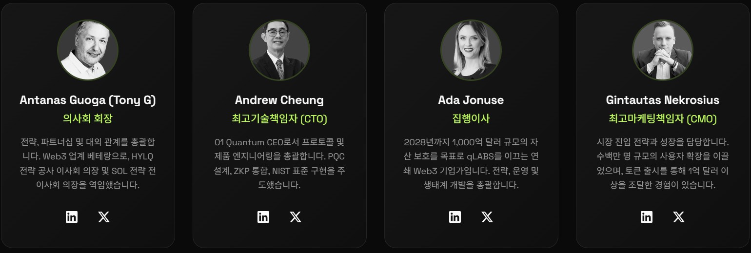 큐랩스 큐원 qONE 팀