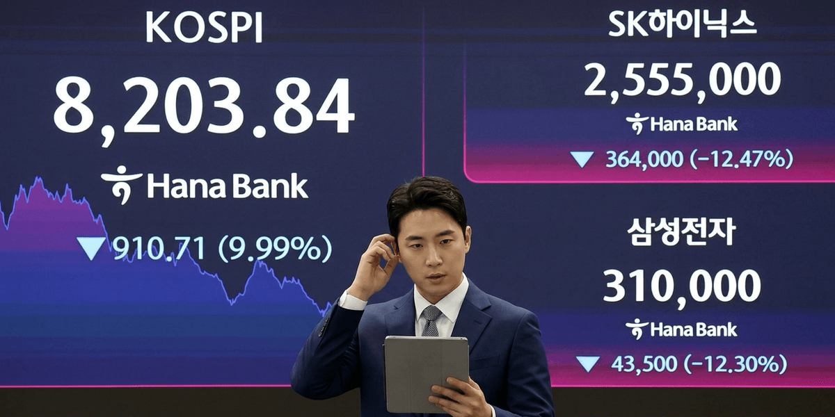 코스피 쏠림에 반토막 났던 코인… 코스피 폭락에 '개미들 눈치보기' 시작됐다