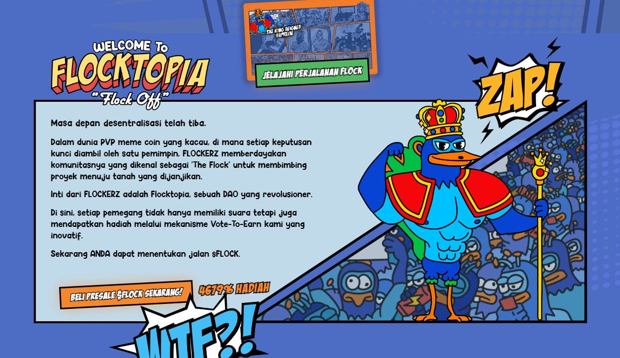 flocktopia - Daftar Crypto Potensial untuk Sambut Tahun 2025