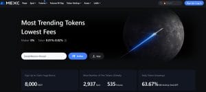 Platform MEXC - Investasi Dogecoin