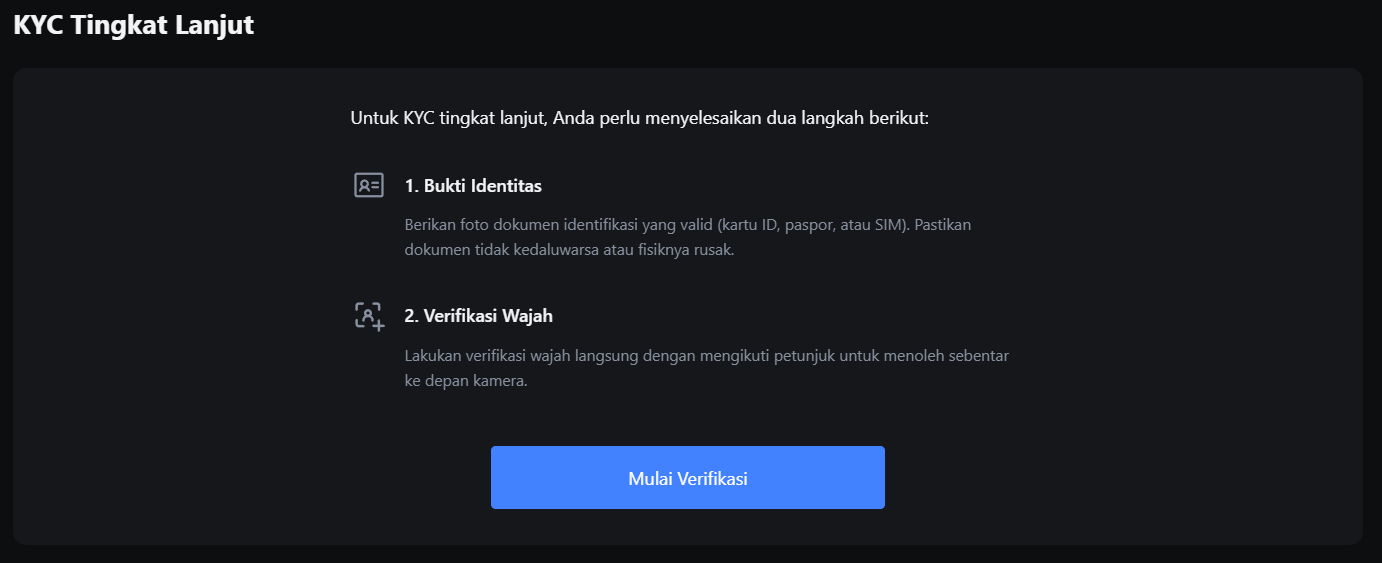 cara beli altcoin - KYC 