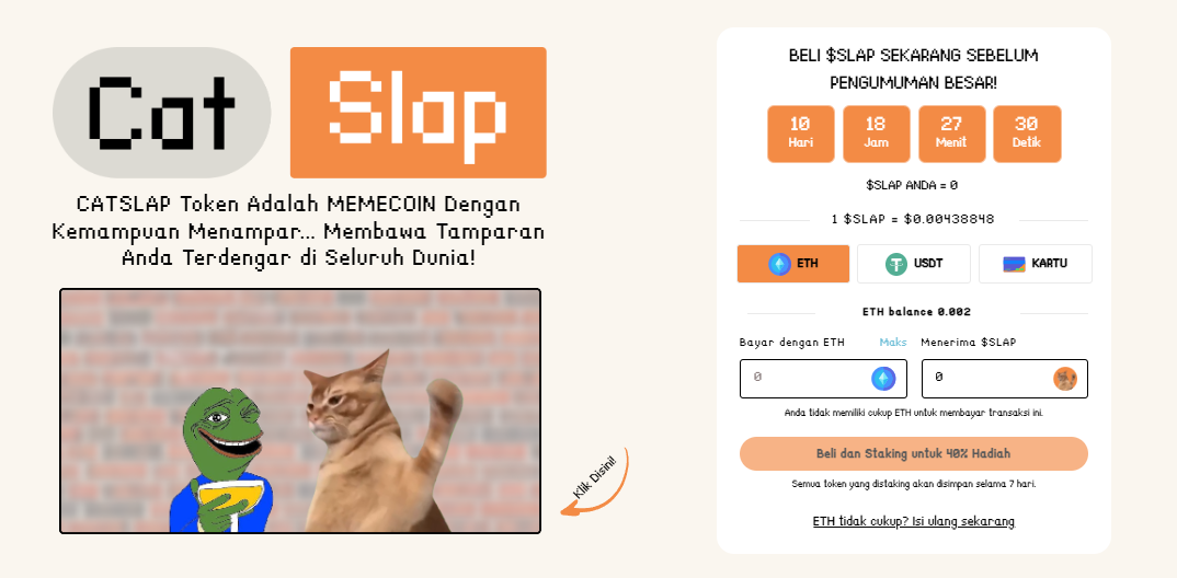 catslap - ICO Meme Coin Terbaik yang Harus Dibeli Sebelum Musim Altcoin 2025