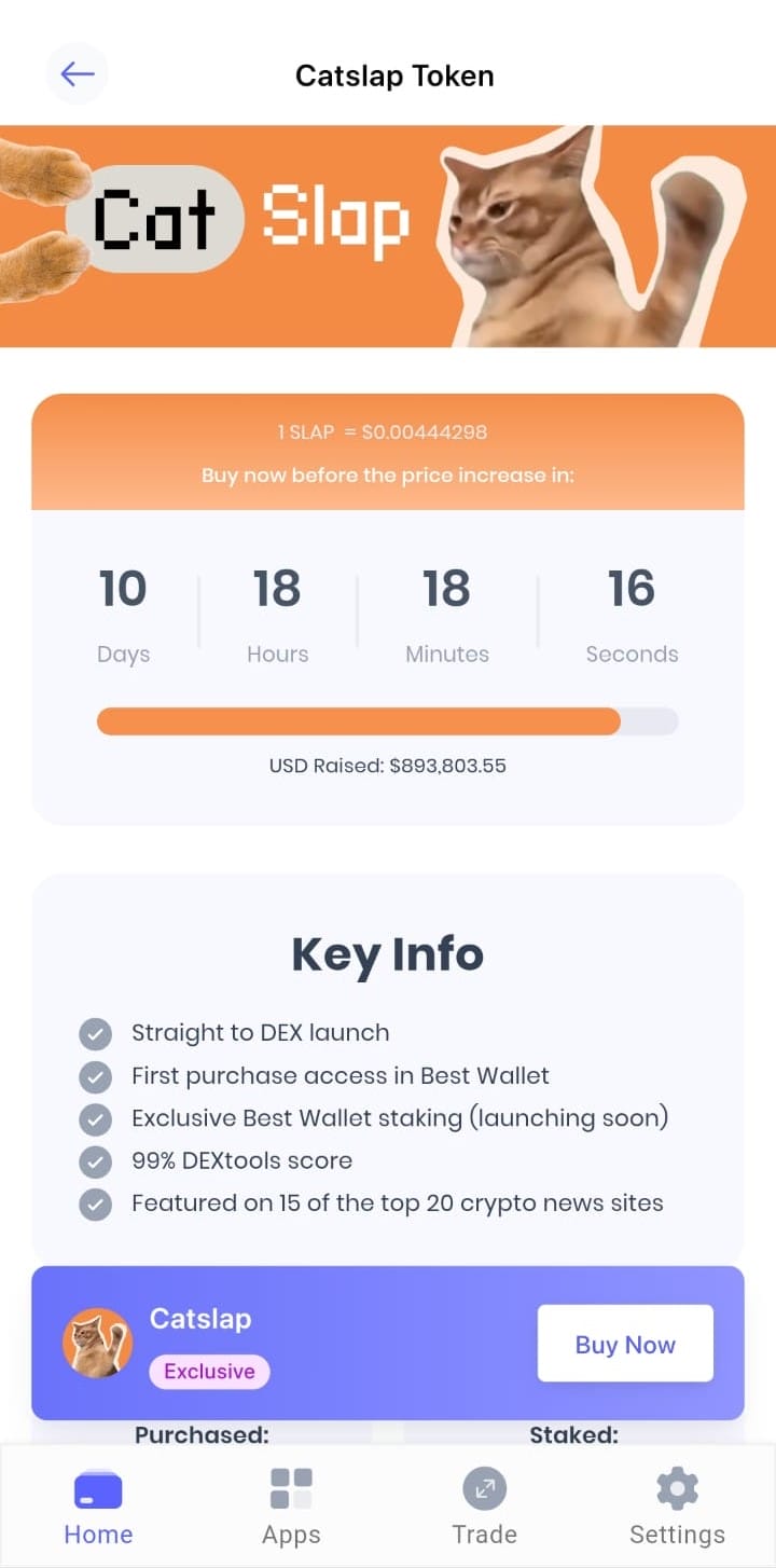 Beli token SLAP - Cara Beli CatSlap