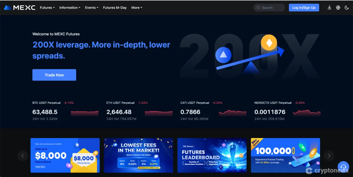 MEXC - Cara Beli TRON