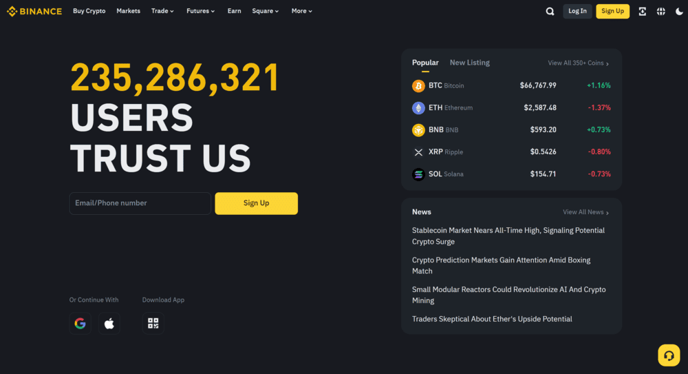 Binance - Cara Beli TRON